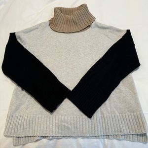 Michael Stars Neutral Turtleneck Sweater